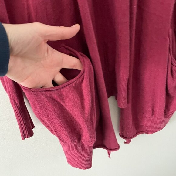 Wilfred Casual Long Sleeve Lightweight Open Front Knit Cardigan Sweater XS - Picture 5 of 8